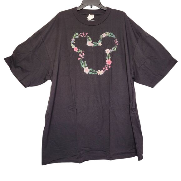 Unisex Mickey & Friends Floral Graphic Print T-Shirt Size 3X-Large - Picture 1 of 7
